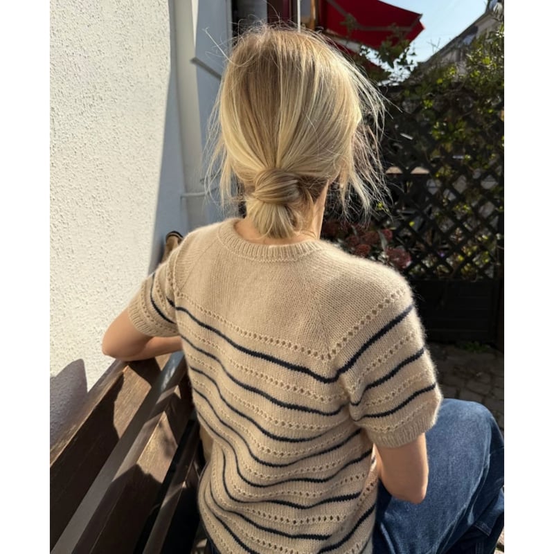 トップス ida tee xs 日本語文章パターン付キット Ida Tee | K2tog Yarn and Handmade