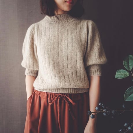 日本語文章パターン付キット Una Sweater