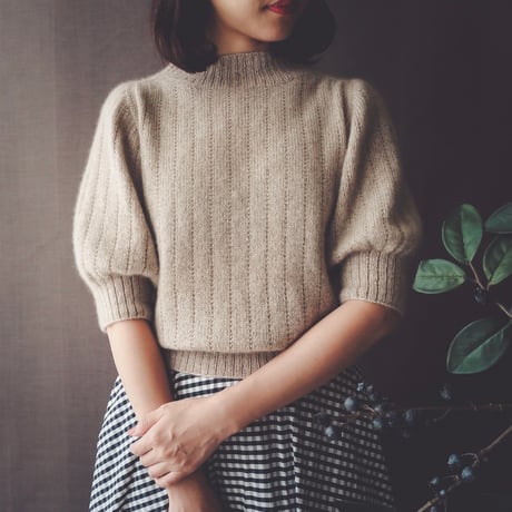 日本語文章パターン付キット Una Sweater