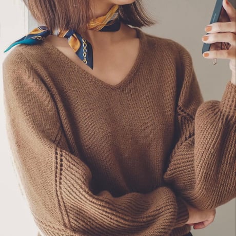 日本語文章パターン付キット Afra Sweater