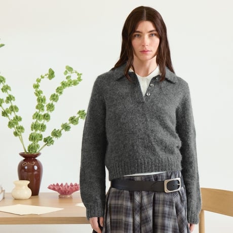 日本語文章パターン付キット Aria Sweater