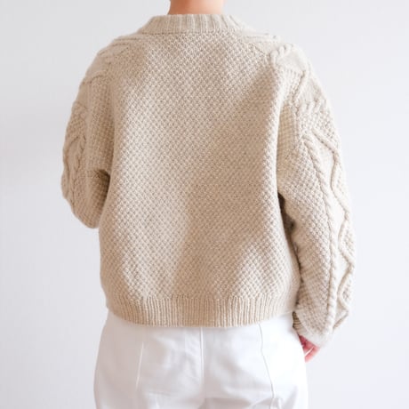 Diamond Aran Cardigan