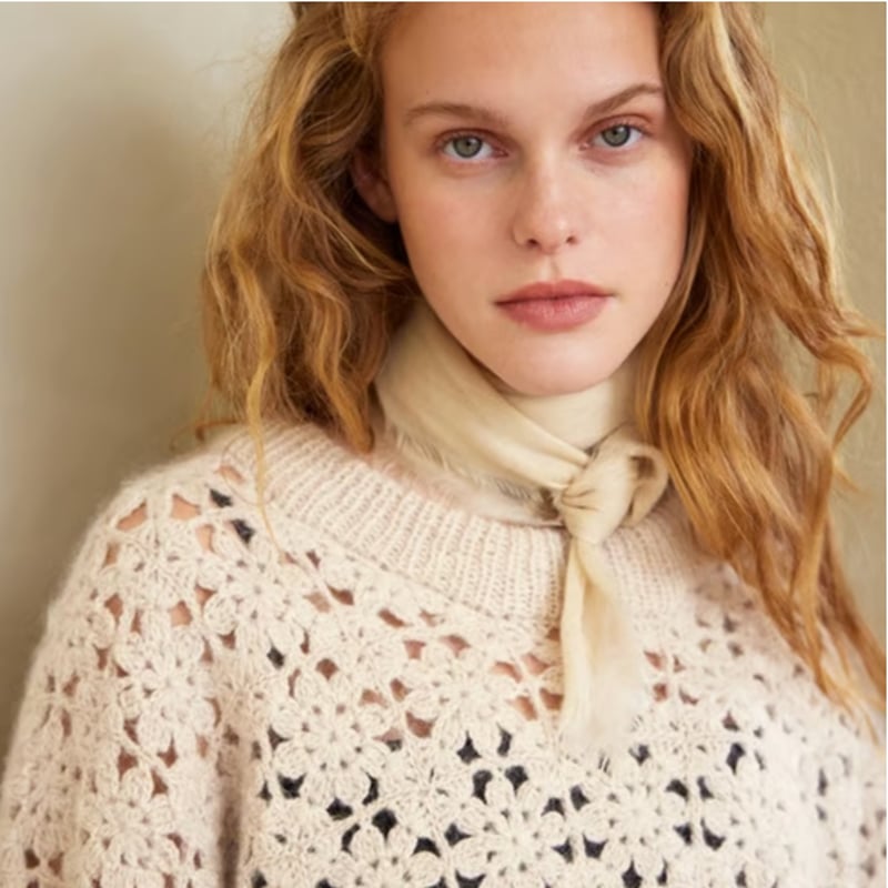 日本語文章パターン付キット Fleur Sweater from 2403 DIY | K2t