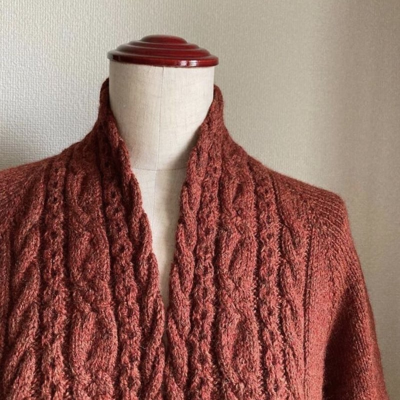 K2tog] 翻訳編図付キット Gown Cardigan Short version | 
