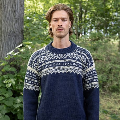 日本語文章パターン付キット Marius Sweater for Men from 2410 Norske Ikoner