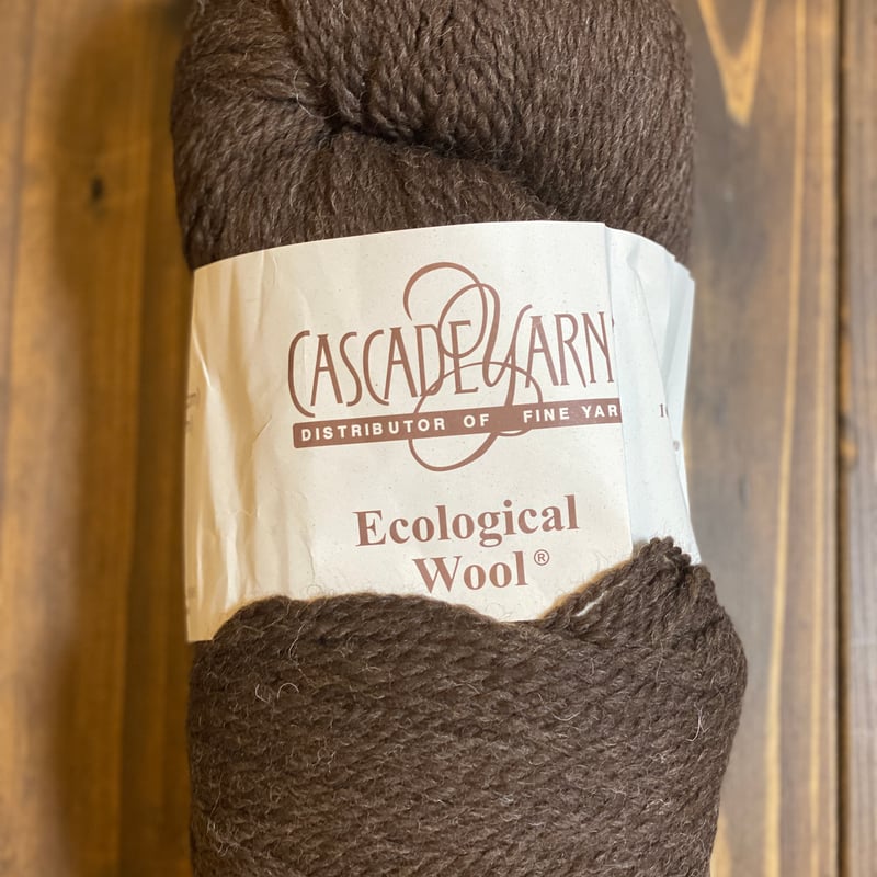 Cascade] Ecological Wool - 8095(Ebony) | K2tog
