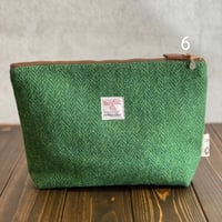 [K2tog] original pouch (Harris Tweed 6)