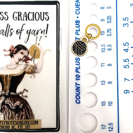 [FireflyNotes] Stitch Marker Yarn Balls