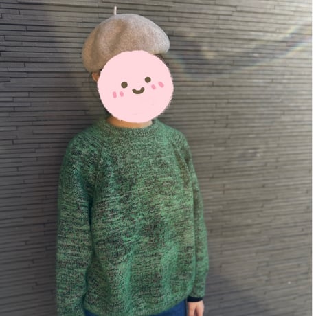 日本語文章パターン付キット Monday Sweater Heritage6 Hand Paints version