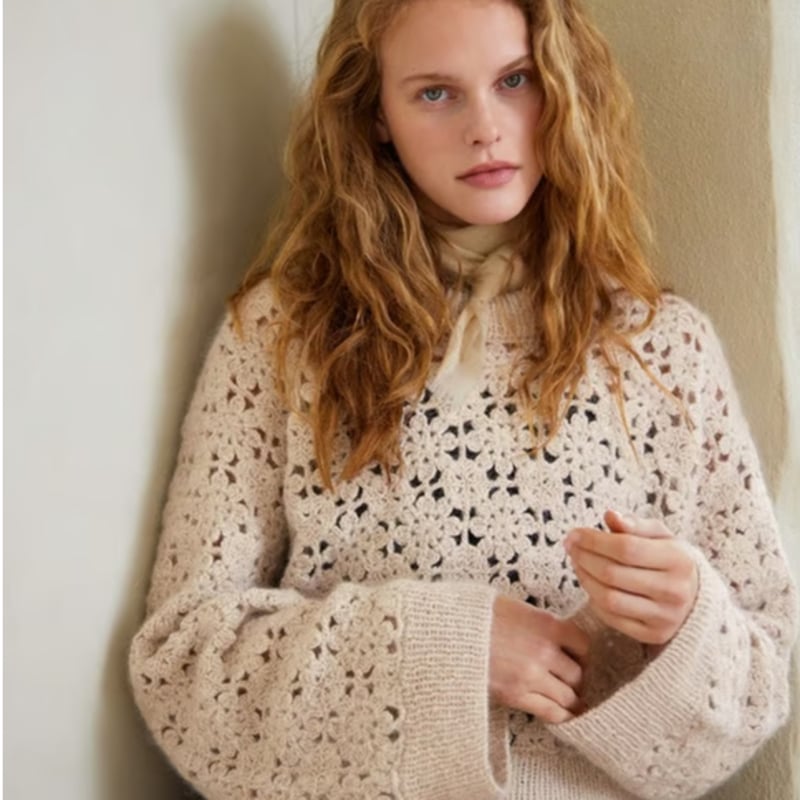 日本語文章パターン付キット Fleur Sweater from 2403 DIY | K2t