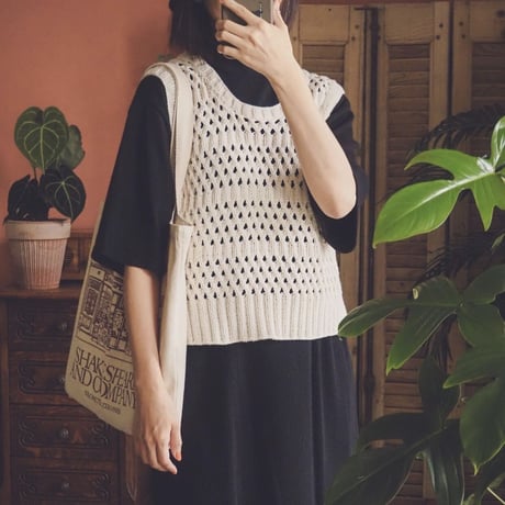 日本語文章パターン付キット Rota Sleeveless Top (Line & Long version)
