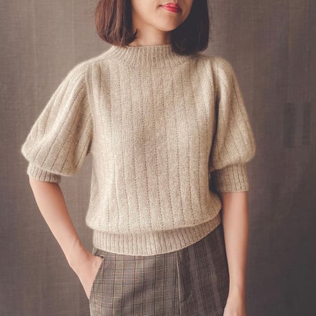 日本語文章パターン付キット Una Sweater