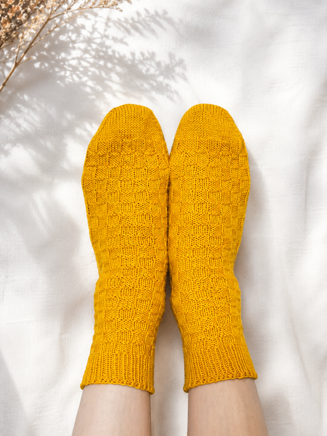 Checky Socks | K2tog Yarn and Handmade