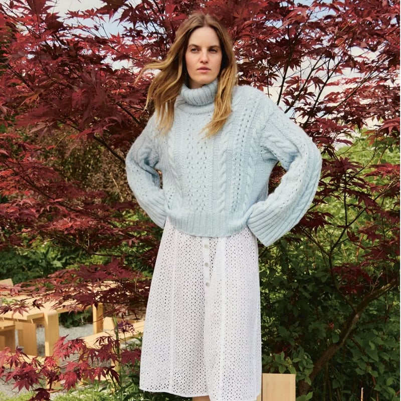 日本語文章パターン付キット Cornelia Sweater from 2409 DIY |