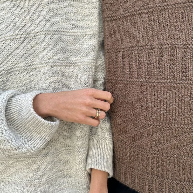 翻訳編図付キット Storm Sweater | K2tog Yarn and Handmade