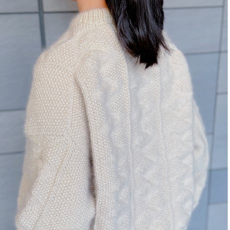 日本語文章パターン付キット Esther Sweater