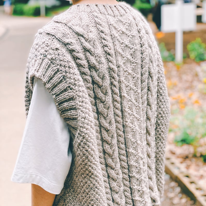 みゆうCHIEKO+ silk wool easy vest36 みゆうCHIEKO+ silk wool easy vest36 みゆう様専用CHIEKO+ silk wool