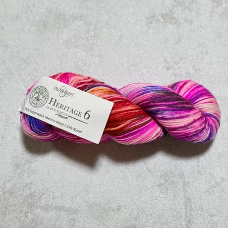[Cascade] Heritage6 Hand Paints 613 (Tropical Blooms)