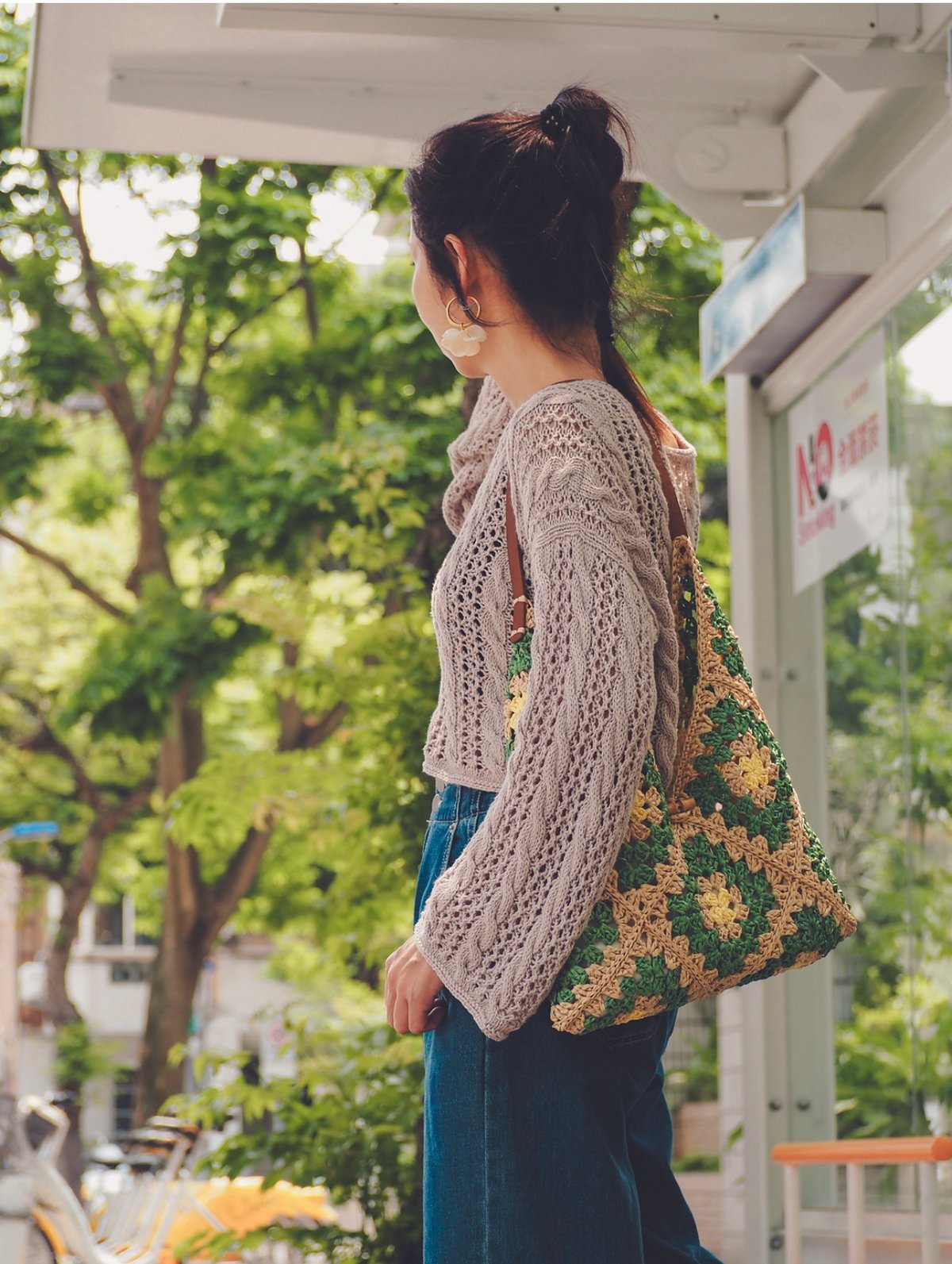 日本語文章パターン付キット Kylie Pullover 長袖 | K2tog Yarn an