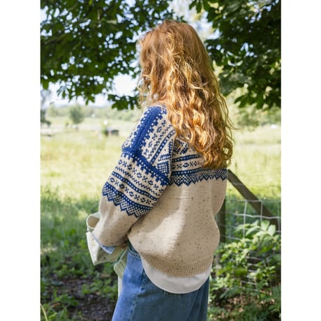 日本語文章パターン付キット Marius Ladies Sweater from 2410 Norske Ikoner