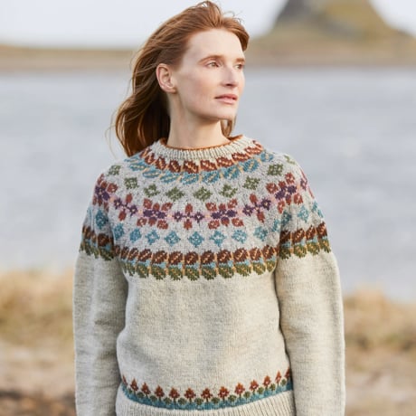 条件付翻訳編図キット Seahouses Sweater from Aran