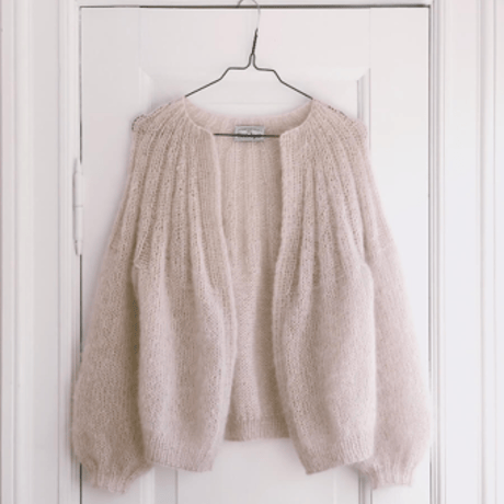 日本語文章パターン付キット Sunday Cardigan - Mohair Edition