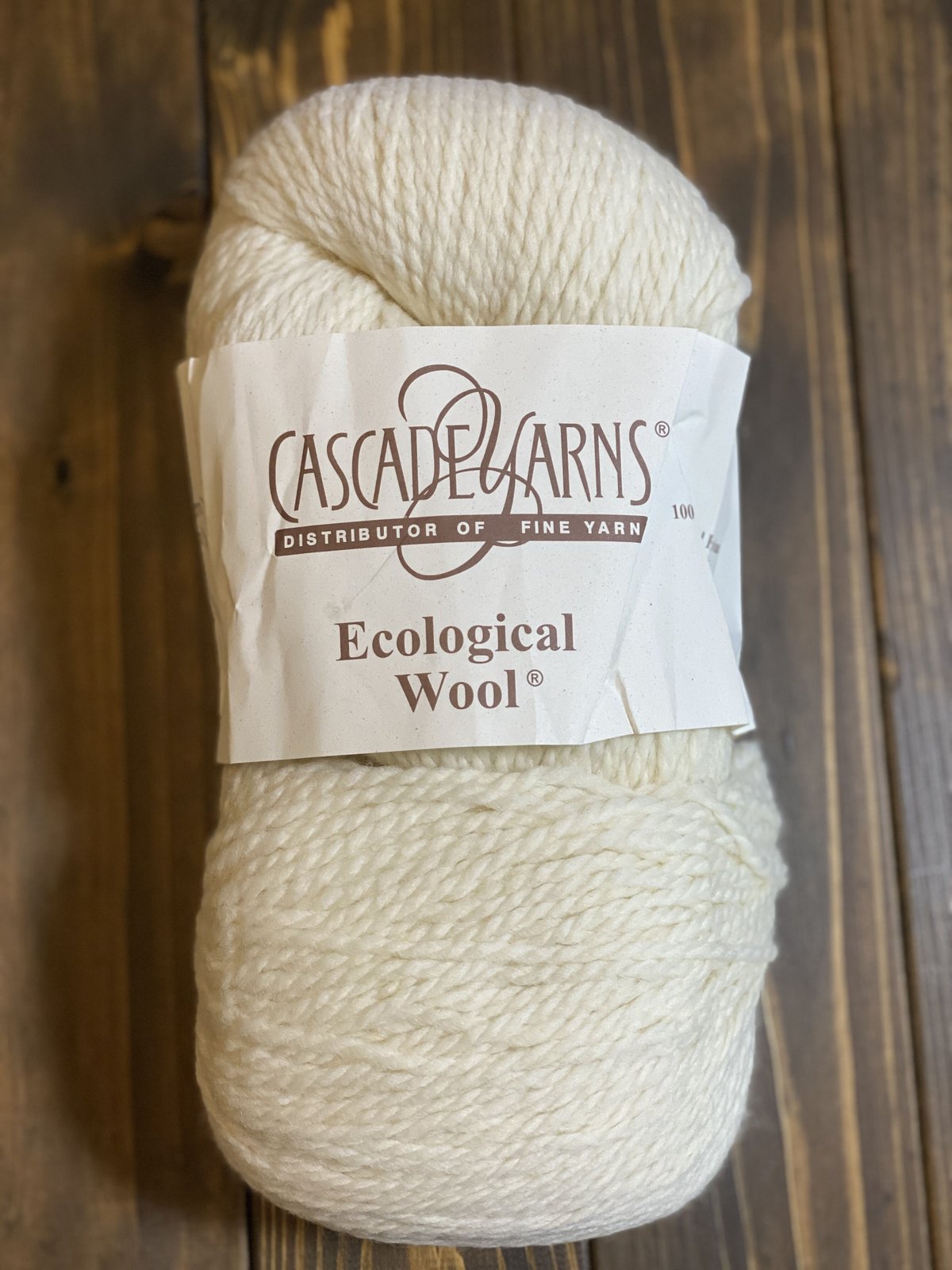 Cascade] Ecological Wool - 8010(Ecru) | K2tog