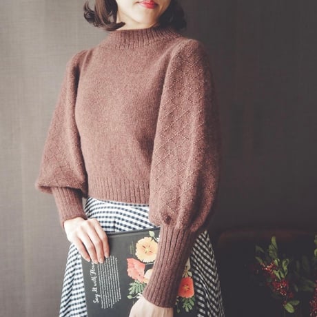 日本語文章パターン付キット Nora Sweater