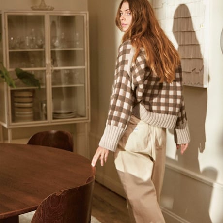 Gingham Sweater from 2308 DIY Vol.1