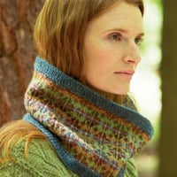 条件付翻訳編図キット K20-055 Rowan Cowl from Wildwood