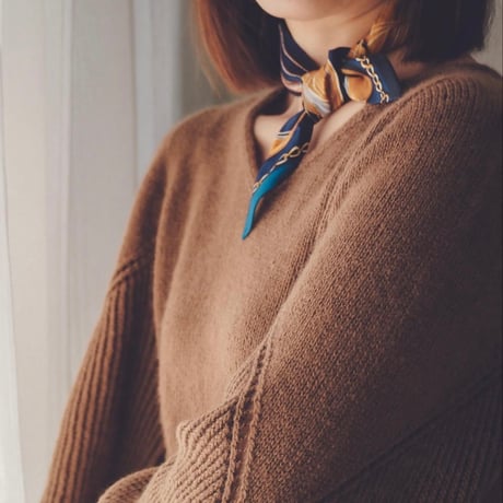 日本語文章パターン付キット Afra Sweater
