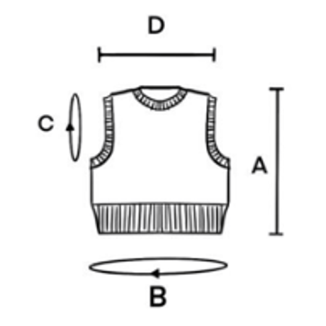 日本語文章パターン付キット Rota Sleeveless Top (Line & Long version)