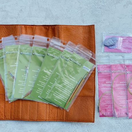[K2tog] Selection BAMBOO Interchangeable Set 4" Small