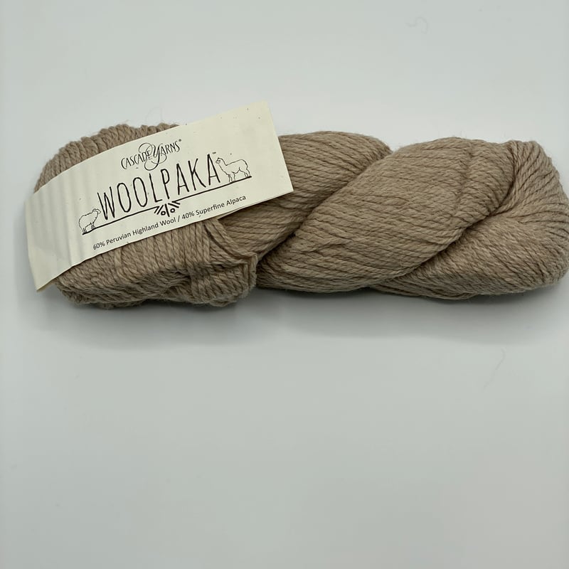 糸ヌンチャク！ Cascade] Woolpaka - 04 (Natural Sand) | K2tog