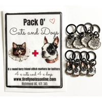 [FireflyNotes] Stitch Marker Pack O' Cats and Dogs