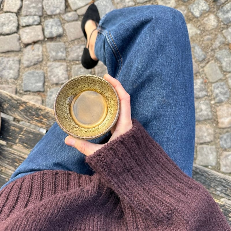 日本語文章パターン付キット Hannah Sweater V-neck | K2tog Yar