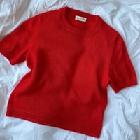 日本語文章パターン付キット Poppy Tee Sunday version