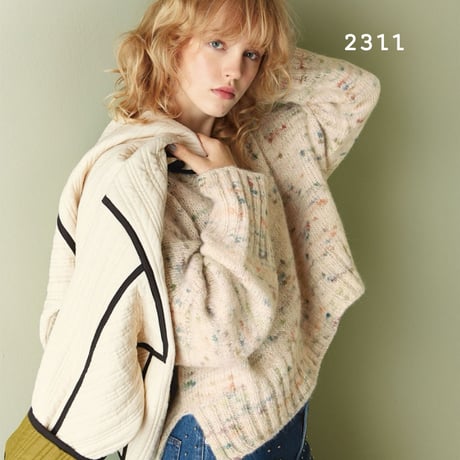 日本語文章パターン付キット Hadley Sweater Poppy Edition from 2313 Poppy
