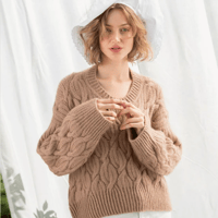 日本語文章パターン付キット Haley Sweater