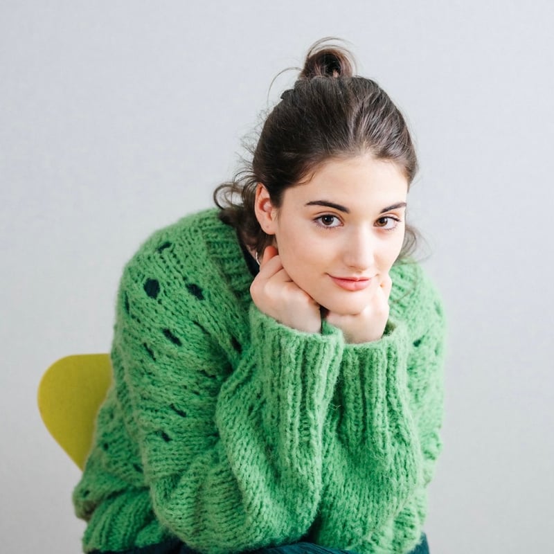 Polka Dot Cardi | K2tog Yarn and Handmade