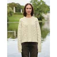 日本語文章パターン付キット Wilbur Cable Sweater