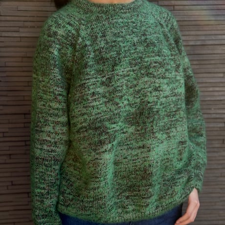 日本語文章パターン付キット Monday Sweater Heritage6 Hand Paints version