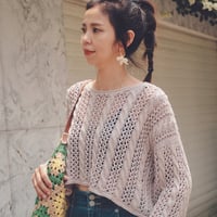 日本語文章パターン付キット Kylie Pullover 長袖