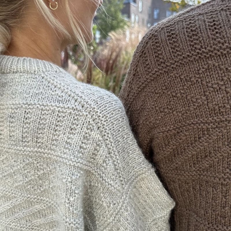 RNAスカ刺繍Knit blouson 杢グレー YASHIKI - 【ラスト1点】【25SS】Seika Knit Blouson(MIX GRAY