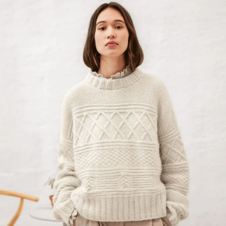 [K2tog] K22-032 Guernsey Sweater (XL-2XL size) from 2202 MYKT TIL DAME