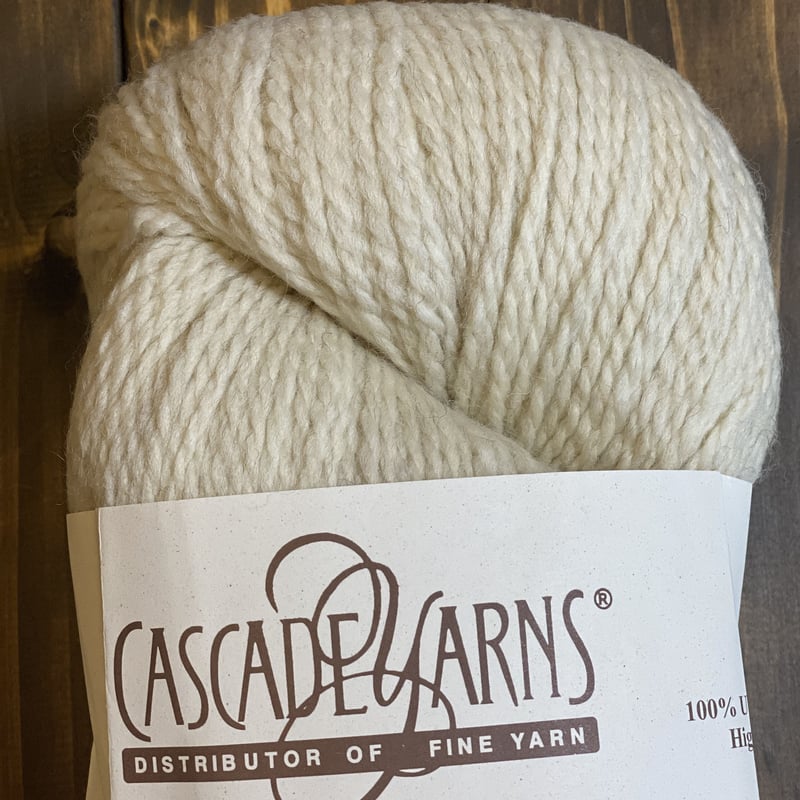 Vaquero CAUCANO（カウカノ) PURE WOOL100%（美品） Cascade] Ecological Wool - 8014(Vanilla) | K2t