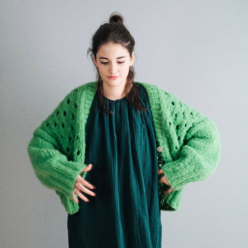 Polka Dot Cardi | K2tog Yarn and Handmade