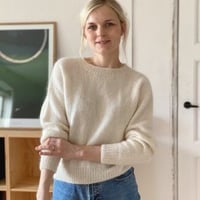 日本語文章パターン付キット No Frills Sweater