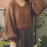 日本語文章パターン付キット Afra Sweater