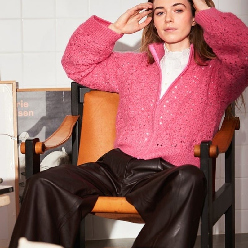 日本語文章パターン付キット Fleur Cardigan from 2403 DIY | K2
